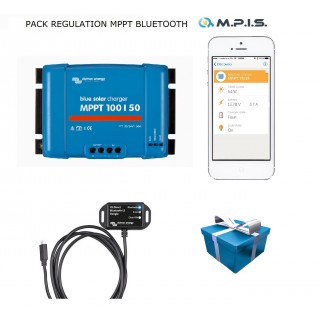 PACK Régulateur MPPT 100/50A + Bluetooth + appli smartphone