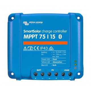 Régulateur de charge SmartSolar MPPT 75V-15A, Victron Energy