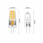 AMPOULE LED 12V 3W G4 blanc froid