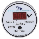 Voltmètre contrôleur de batteries 12/24V automatique