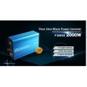 Convertisseur 12V-2000W pure sinus + USB 5V