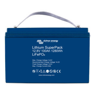 Batterie lithium 12V-100Ah Superpack High current
