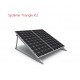 KIT support triangle K2 pour 6 modules photovoltaîques