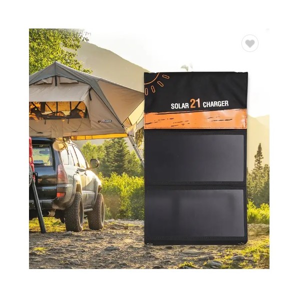 Panneau Solaire Pliable 140W - Nomade Avec USB A Et USB C - Pour Camping Et Plein Air - 168x55 Cm Déplié