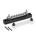 Barette à 6+2 vis 100A avec couvercle et cosses