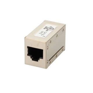 Connecteur droit RJ45 fem-fem Cat.6a blindé