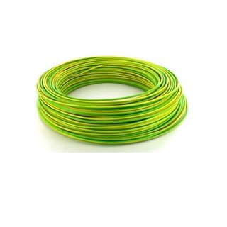 Bobine 10m câble souple multibrins H07VK 16mm² jaune-vert